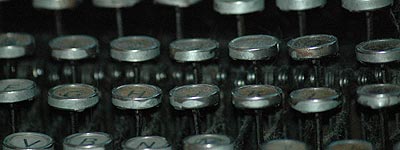 Teclas de máquina de escribir