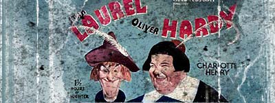 Cartel de Laurel y Hardy